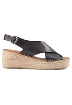 Shoe The Bear Orchid Cross - Sandalias De Cuña - Schwarz