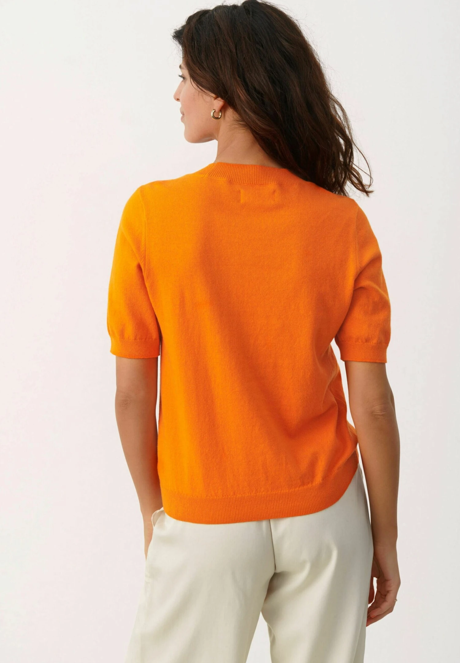 Part Two Everlottapw Pu - Camiseta Básica - Mandarin Orange 3 Part Two Everlottapw Pu - Camiseta Básica - Mandarin Orange - Imagen 3