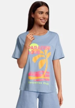 1/2 Arm Lampenfever - Camiseta Estampada - Iceblue