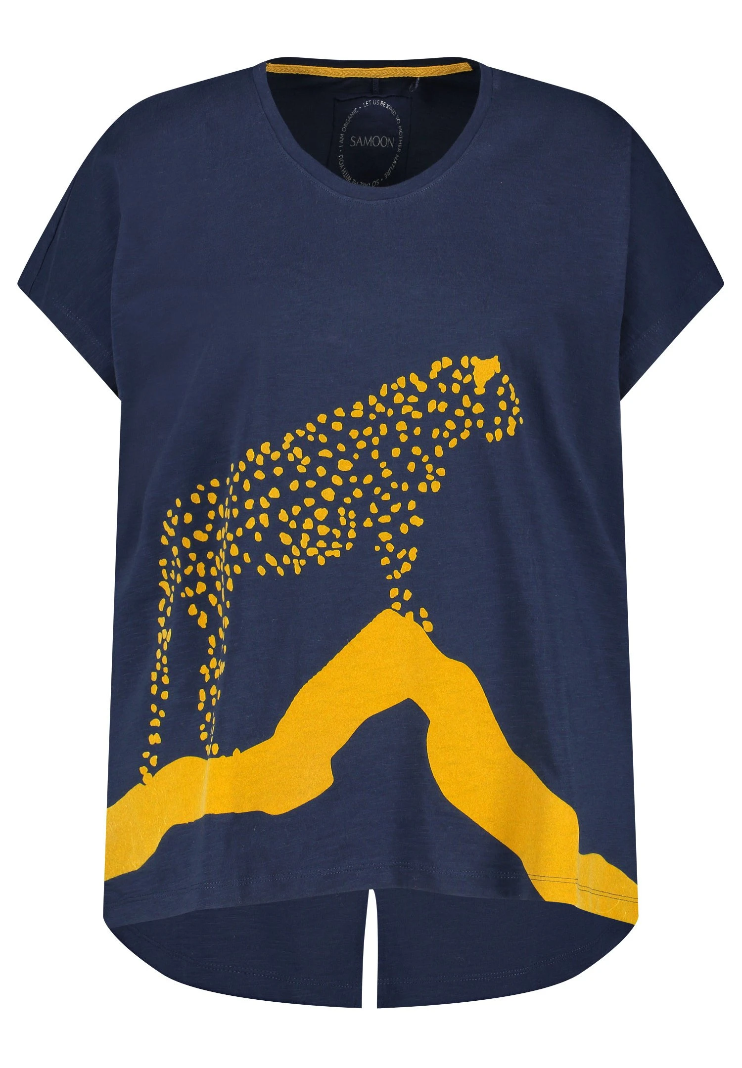Kurzarm Rundhals Kurzarmshirt Mit Leopard-Motiv - Camiseta Estampada - Mood Blue Gemustert 5 Kurzarm Rundhals Kurzarmshirt Mit Leopard-Motiv - Camiseta Estampada - Mood Blue Gemustert - Imagen 5