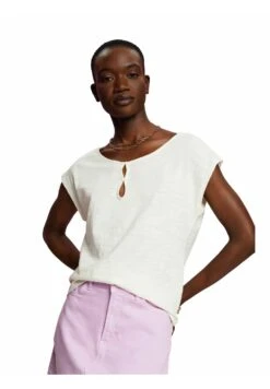 Edc By Esprit Camiseta Estampada - Off White